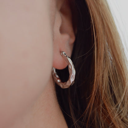 Aros Amapola Silver